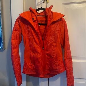 Red-orange great condition Lulu double layer jacket